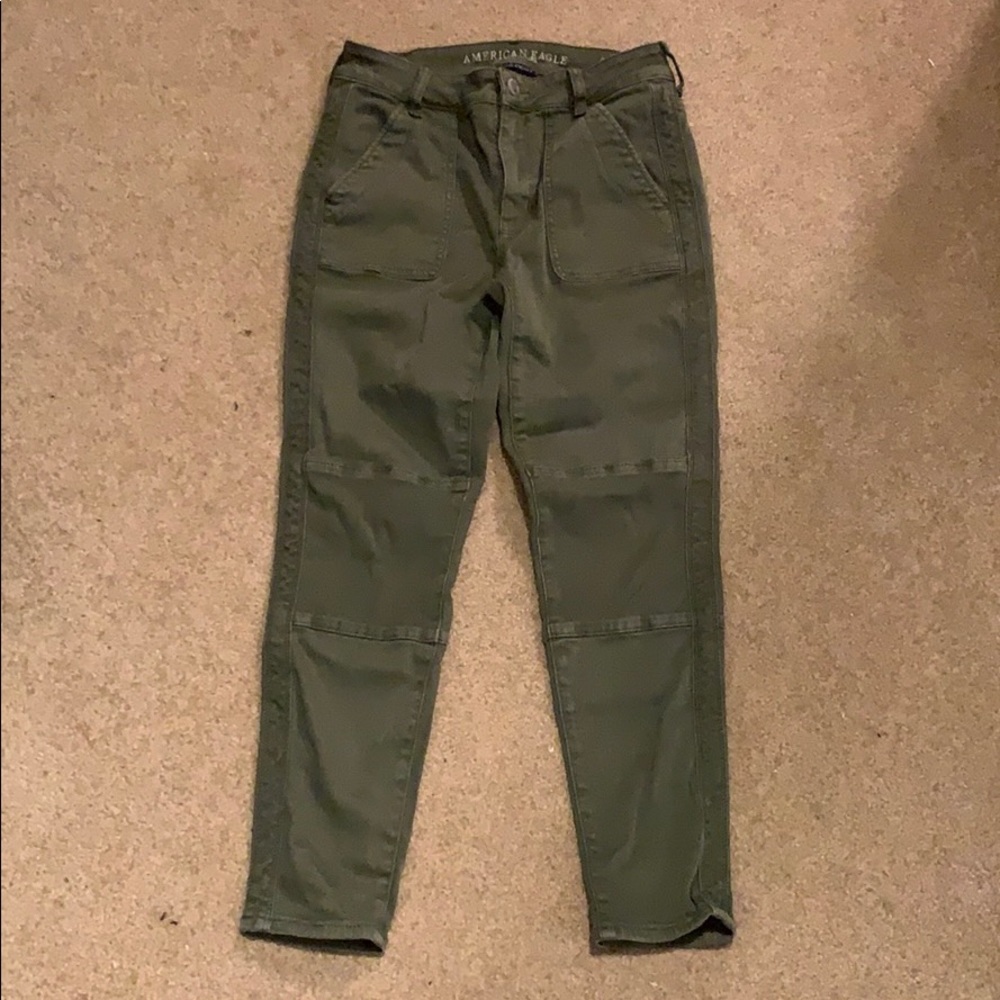 American Eagle green jeans
